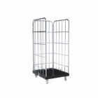 ESB Rollbehälter 1460 KU mit 3 Seiten schwarz 724 x 815 mm