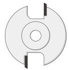 Famag HM Scheiben Nutfräser Breite 1,5mm