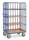 Fetra Etagenwagen 8313-1 mit 4 Etagen und Gitter 830 x 1800 x 1369 mm
