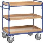 Fetra Etagenwagen mit Kästen und 3 Böden Ladefläche 850 x 500 mm