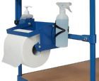FETRA Papierrollenhalter Zubehör Tischwagen 800 mm breit