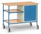 Fetra Rolltisch 5864 Transportwagen mit Schrank 650 x 910 x 1120 mm