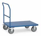 Fetra Schiebebügelwagen 2502 blau Stahlblech bündig