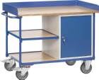 Fetra Werkstattwagen Länge 1120mm Höhe 850mm 1 Zwischenboden 1 Stahlschrank