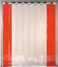 Flexo Streifenvorhang Typ 4/100 BxSxH 400x4x3000mm transparent Lamelle Befestigung V