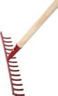 Floraworld Gartenrechen 14 Zinken mit Stiel 1,4 meter