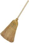 Floraworld Reisstrohbesen 4 Naht mit Stiel 140 cm
