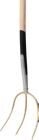 Floraworld Streugabel 200 mm 3 Zinken mit Stiel