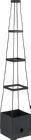 Floraworld Tomatenpflanzturm mit Kasten 150 cm anthrazit