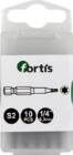 Fortis Bit 1/4 Zoll DIN3126E6,3 Torx T10 x 50 mm Box mit 10 Stück