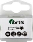 Fortis Bit 1/4 Zoll DIN3126C6,3 Torx T20 x 25 mm Box mit 10 Stück