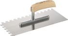 Fortis Glättekelle 280 x 130 mm gezahnt 10 x 10 mm Bauqualität