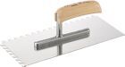 Fortis Glättekelle 280 x 130 mm gezahnt 8 x 8 mm rostfrei Bauqualität