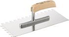 Fortis Glättekelle 280 x 130 mm gezahnt 10 x 10 mm rostfrei Bauqualität