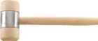 Fortis Holzhammer DIN 7462B Kopf 90 x 180 mm mit Metallmantel