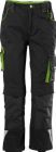 Fortis Bundhose 24 Kids schwarz limegreen Gr. 110 bis 116