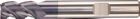 FORTIS Schaftfräser Durchmesser 10,0mm VHM AlTiN+ Z3 45Grad Schaft HB
