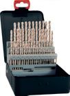 FORTIS Spiralbohrer Set DIN338 HSS geschliffen Typ N 1 bis 5,9 mm