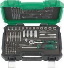 Fortis Steckschlüssel Garnitur 1/4 Zoll im Koffer 61 Teile