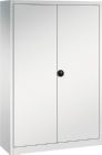 FORUM Flügeltürenschrank Öffnungswinkel 110 Grad 1950 x 1200 x 500 mm RAL 7035