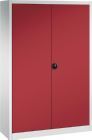 FORUM Flügeltürenschrank Schwerlast 4 Fachböden 1200 x 500 x 1950 mm RAL 7035 3003