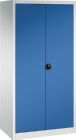FORUM Flügeltürenschrank Stahlkorpus 4 Böden 1950 x 930 x 600 mm blau