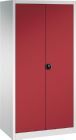 FORUM Flügeltürenschrank 4 Fachböden verstellbar 15 mm 930 x 1950 mm RAL 3003