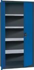 FORUM Flügeltürenschrank 4 Böden 1950 x 940 x 400 mm RAL 7016 5010
