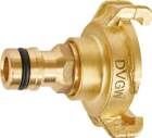 Geka Übergansstück Stecksystem Messing Stecker und Klaue