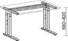 Geramöbel Schreibtisch Serie Pro C-Fuß links 135 Grad B x T 2166 x 800/1130 mm