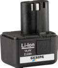 GESIPA Akku Li-Ion 2 Ah 14,4 V für Nietgerät