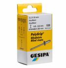 GESIPA Blindniete PolyGrip A2 Edelstahl 4,8 x 10 Mini Pack