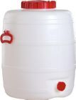 Graf Fass rund stehend 80 Liter weiß