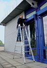 Günzburger Aluminium Sprossen Stehleiter mit 2x9 Sprossen