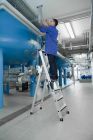 Günzburger Aluminium Stehleiter relax step einseitig begehbar 6 Stufen