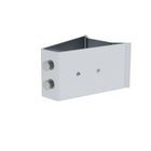Günzburger Aluminium Wandhalter für Rundmasten Mastabstand 155 mm