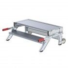 Günzburger Aluminium Arbeitspodest fahrbar mit 2 Stufen 1000 mm breit