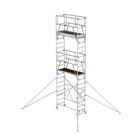 Günzburger Klappgerüst SG 0,75 x 1,80 m mit Ausleger Höhe 5,16 m aus Aluminium