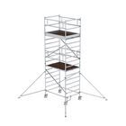 Günzburger Rollgerüst 1,35 x 1,80 m mit Ausleger und Doppel-Plattform Plattformhöhe 4,35 m
