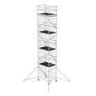 Günzburger Rollgerüst 1,35 x 1,80 m mit Ausleger und Doppel-Plattform Plattformhöhe 8,35 m