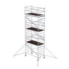 Günzburger Rollgerüst 1,35 x 2,45 m mit Ausleger und Doppel-Plattform Plattformhöhe 6,35 m