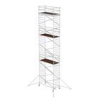 Günzburger Rollgerüst 1,35 x 3,0 m mit Ausleger und Doppel-Plattform Plattformhöhe 11,35 m