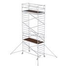 Günzburger Rollgerüst 1,35 x 3,0 m mit Ausleger und Doppel-Plattform Plattformhöhe 6,35 m