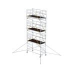 Günzburger Rollgerüst SG Maße 1,35 x 3,0 m Doppel Plattform Höhe 6,43 m