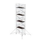 Günzburger Rollgerüst 1,35 x 3,0 m mit Ausleger und Doppel-Plattform Plattformhöhe 8,35 m