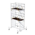 Günzburger Rollgerüst SG 1,35 x 2,45 m mit Fahrbalken 4,66 m hoch