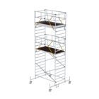 Günzburger Rollgerüst SG 1,35 x 2,45 m mit Fahrbalken Plattformhöhe 5,78