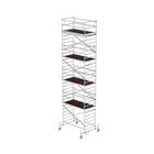 Günzburger Rollgerüst 1,35 x 2,45 m mit Fahrbalken Doppel-Plattform Plattformhöhe 8,45 m