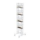 Günzburger Rollgerüst SG 0,75 x 1,80 m mit Fahrbalken Plattformhöhe 8,58 m