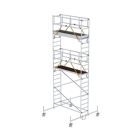 Günzburger Rollgerüst SG 0,75 x 2,45 m mit Fahrbalken Plattformhöhe 5,78 m